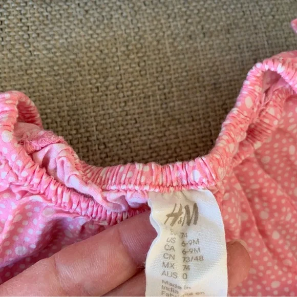 Lot of Girls Clothing Size 6 12 Months Top Dress Romper PJs Shorts Spring Summer - Picture 11 of 14